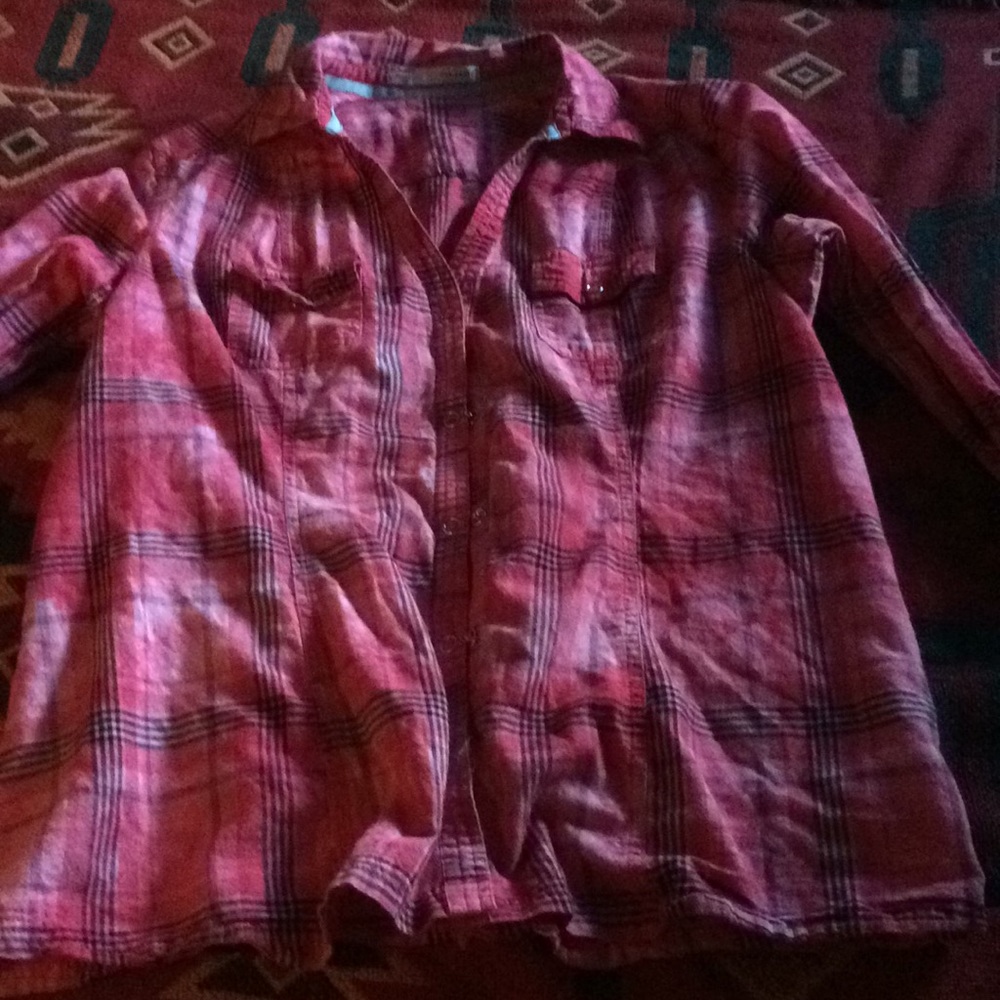 Pink women’s button down